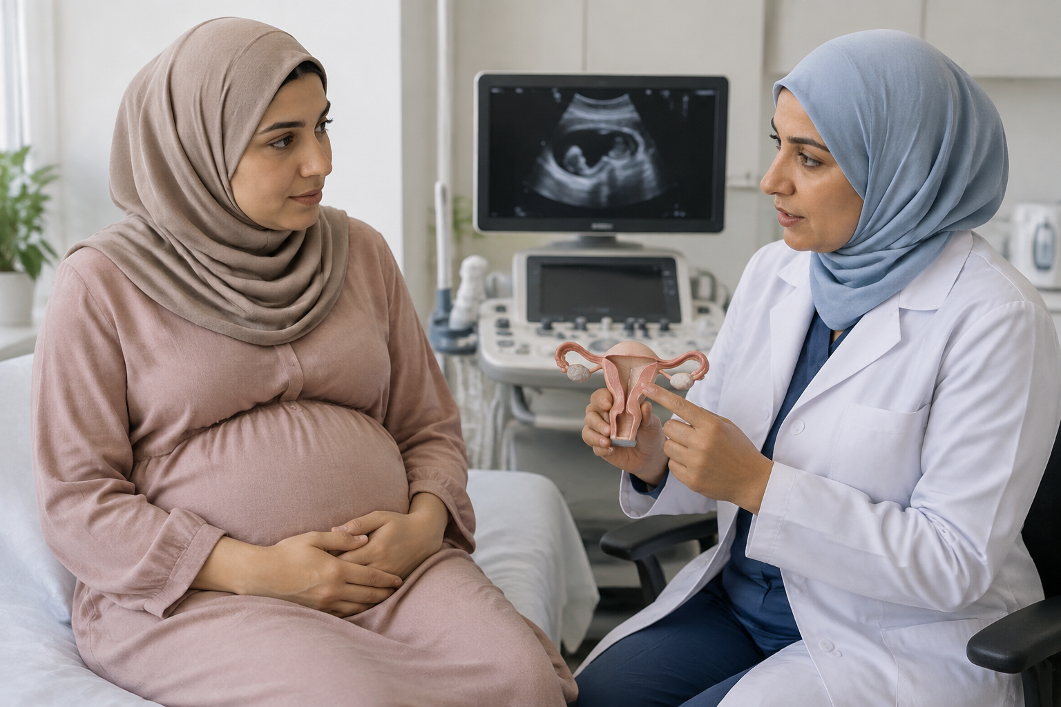الحمل مع الرحم ذي القرنين: المخاطر والمتابعة الآمنة