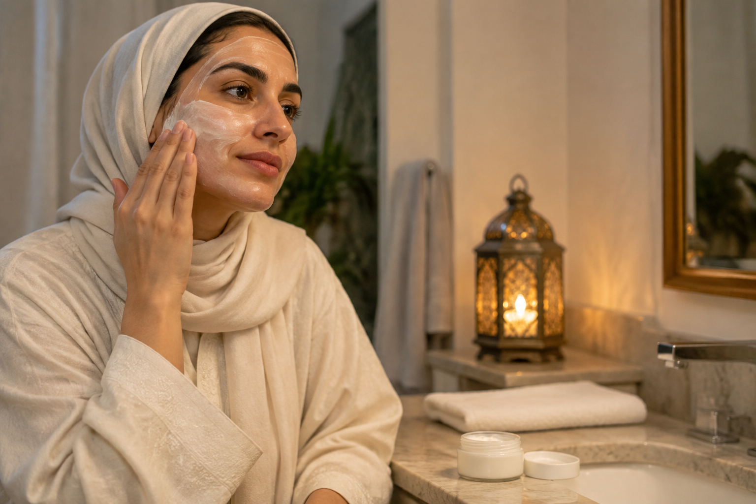 ماسكات البشرة في رمضان: ترطيب لطيف بلا وصفات مهيجة