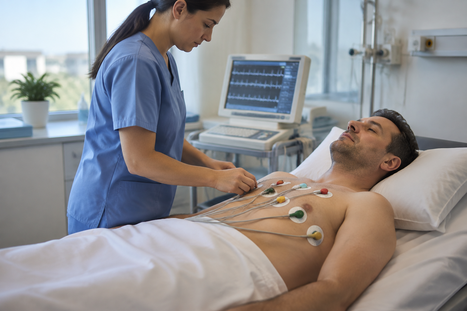 تخطيط القلب: دواعي إجرائه وخطواته وفهم نتائجه
