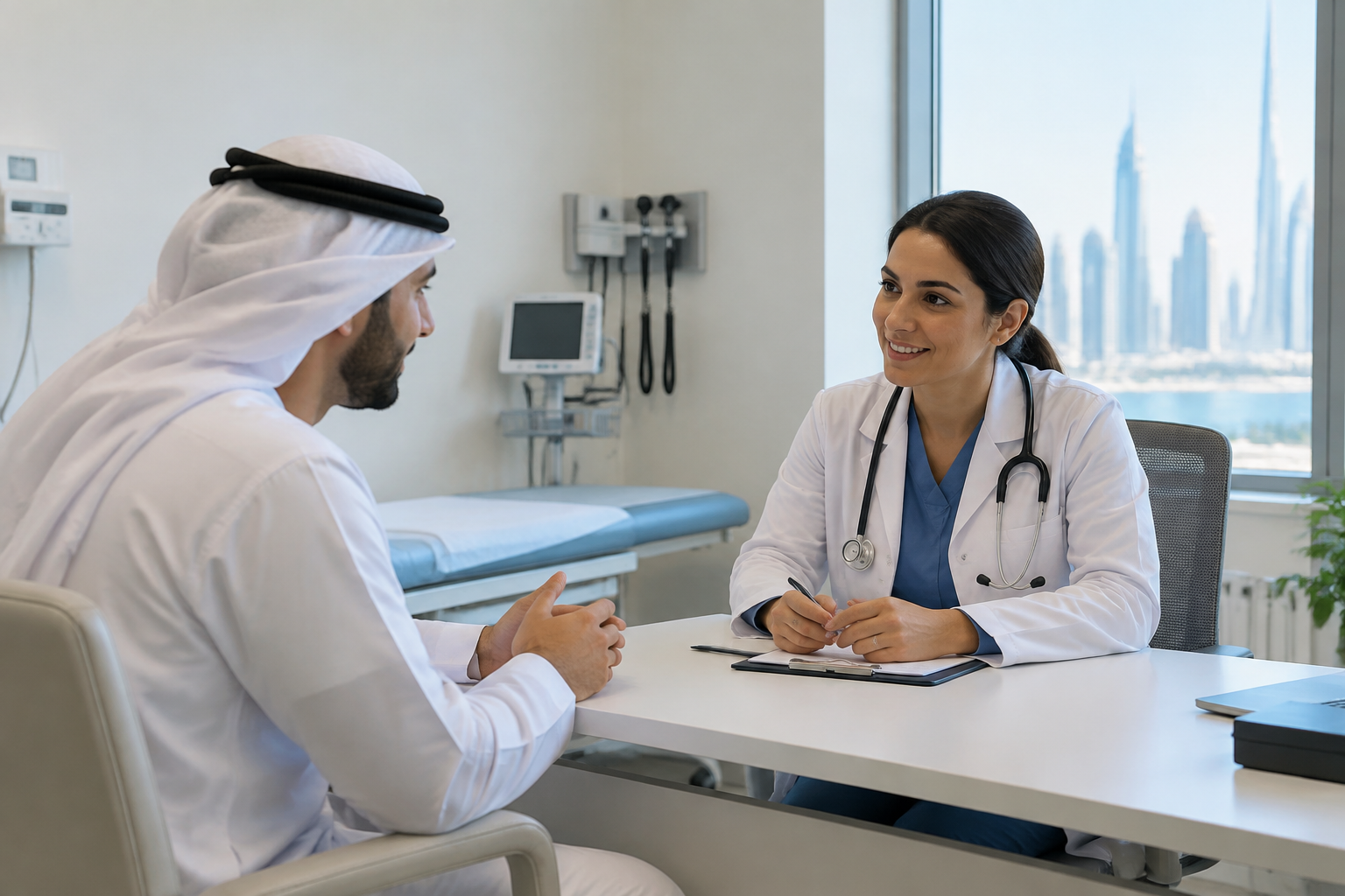 الفحص الطبي للإقامة الذهبية في الإمارات: دليل صحي