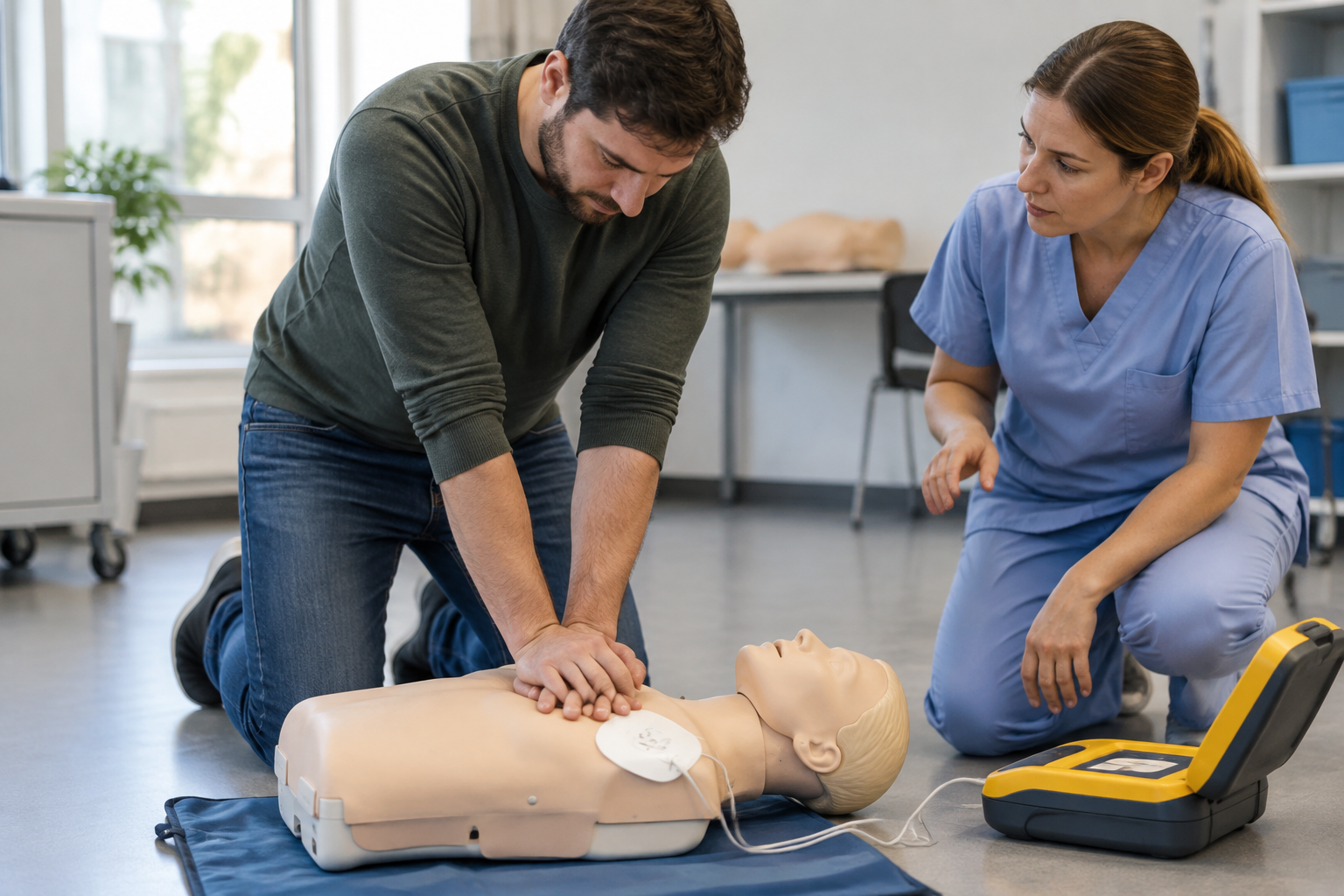 تدليك القلب: خطوات الإنعاش ومتى يكون ضروريًا