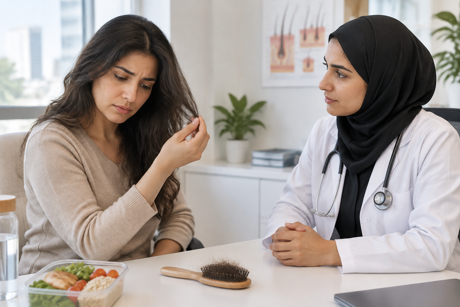 تساقط الشعر مع أدوية التخسيس: الأسباب وطرق التعامل