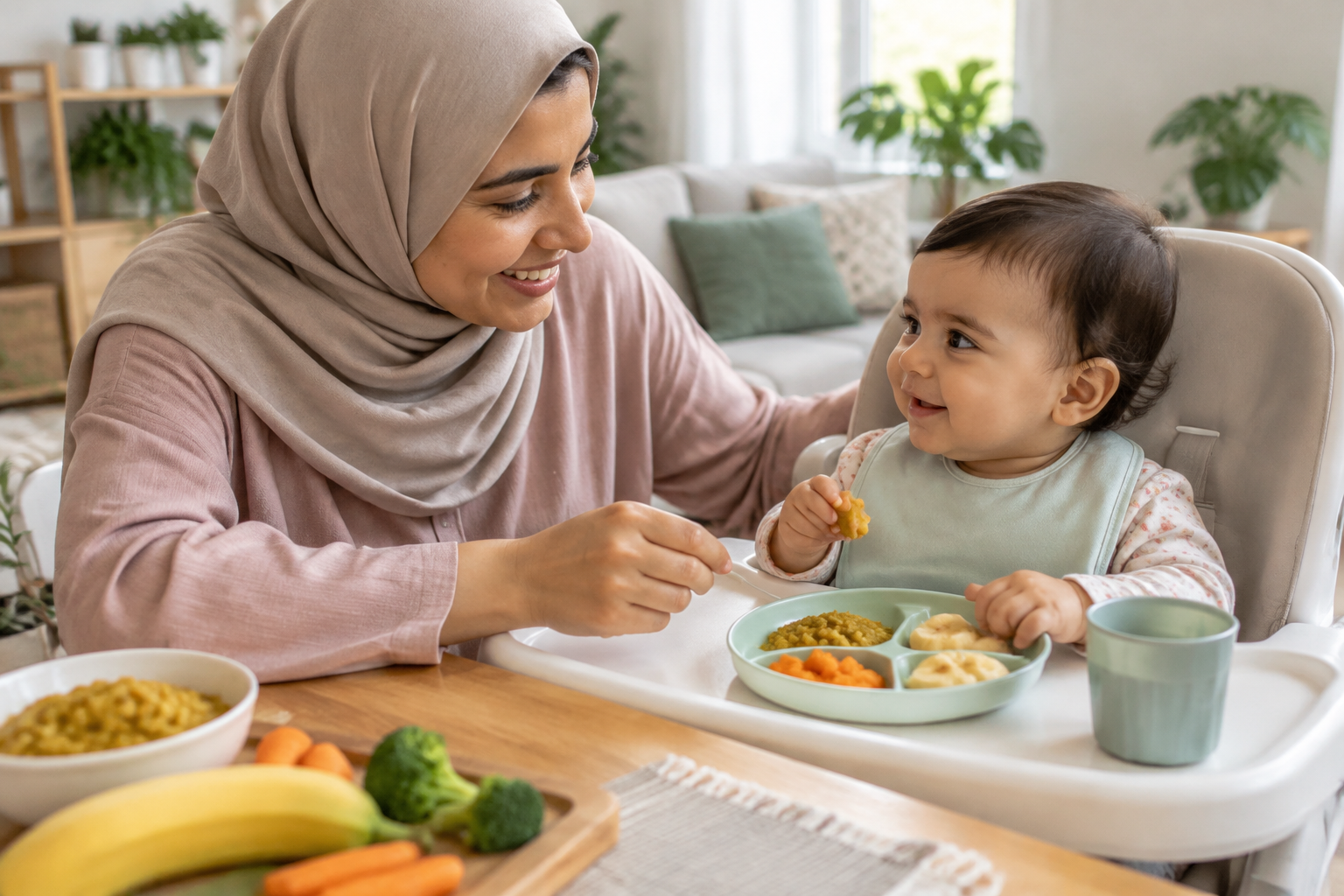 تغذية الرضع والأطفال: خطوات صحية من الحليب إلى المائدة