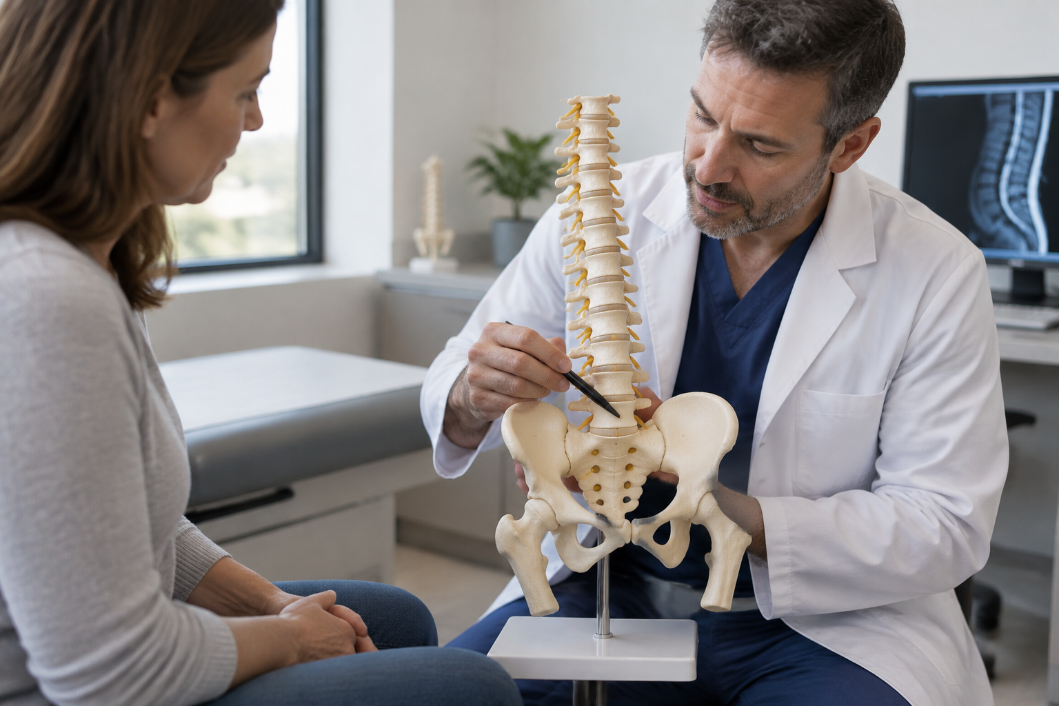 حوض براغ: تشوه الحوض المرتبط بانزلاق الفقرات