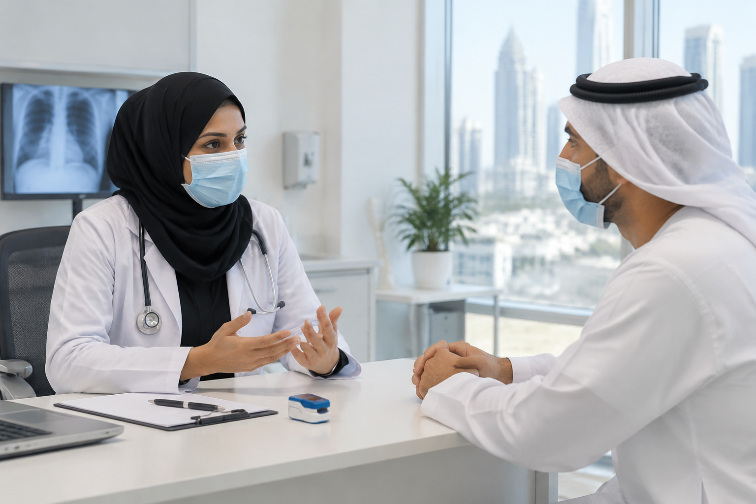 علاج كورونا في الإمارات: الخيارات الطبية والرعاية الآمنة