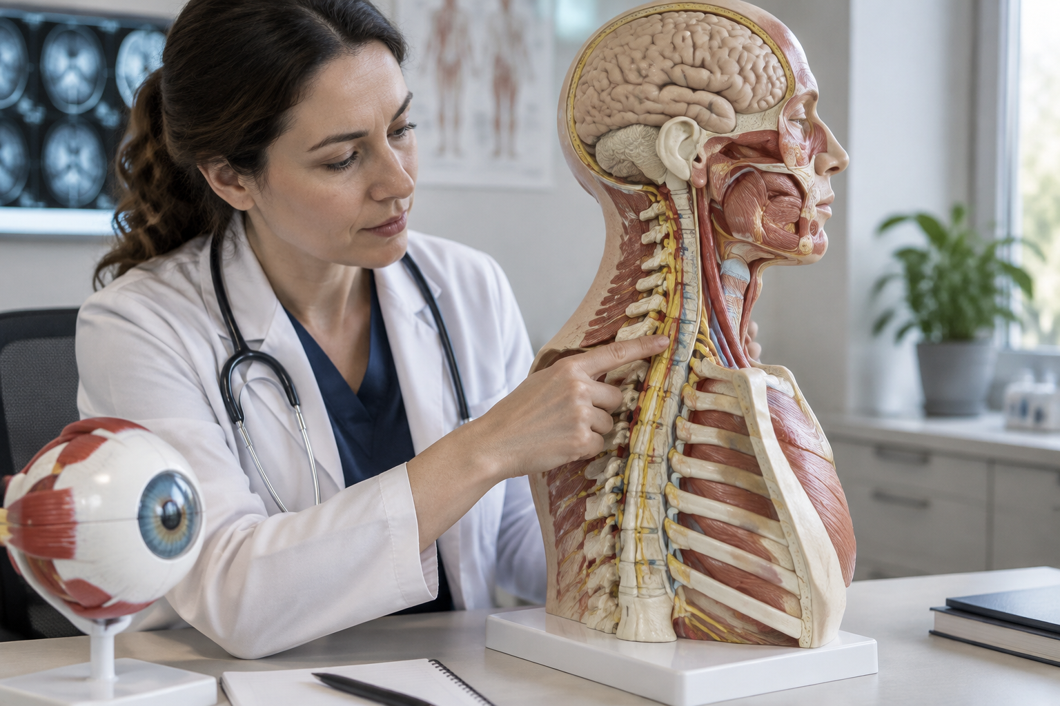 المركز الهدبي النخاعي: دوره في الحدقة وعلامات تأذيه