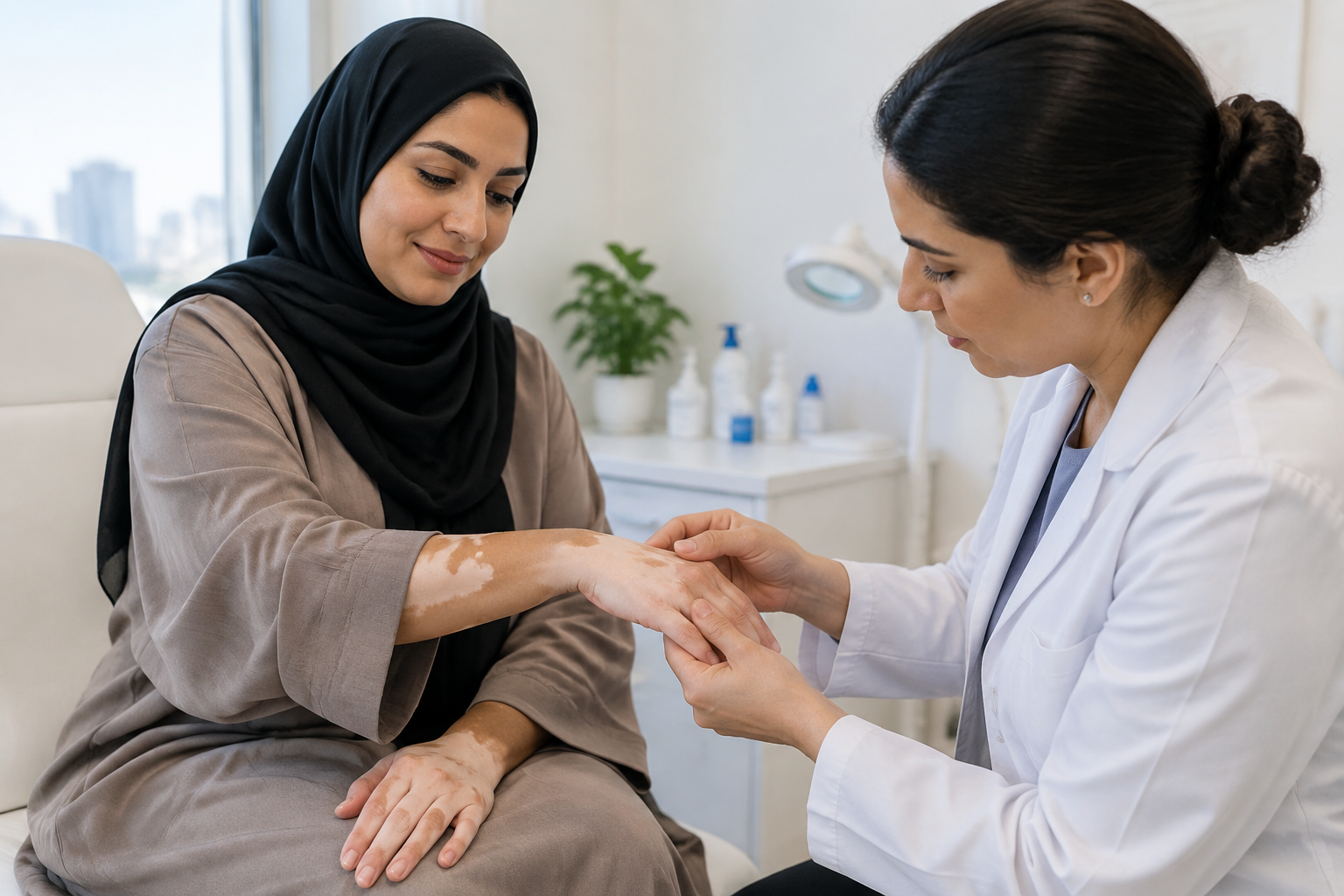 البهاق وفقدان لون الجلد: الأسباب والعلاج والتعايش
