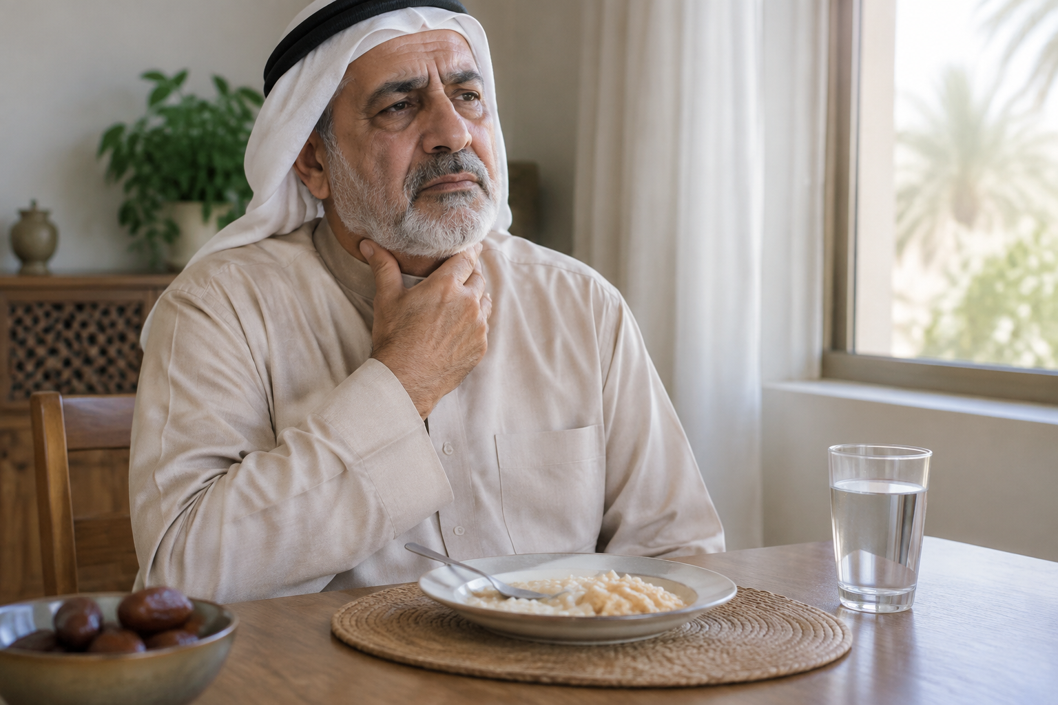 رتج زنكر: جيب في أعلى المريء قد يعيق البلع