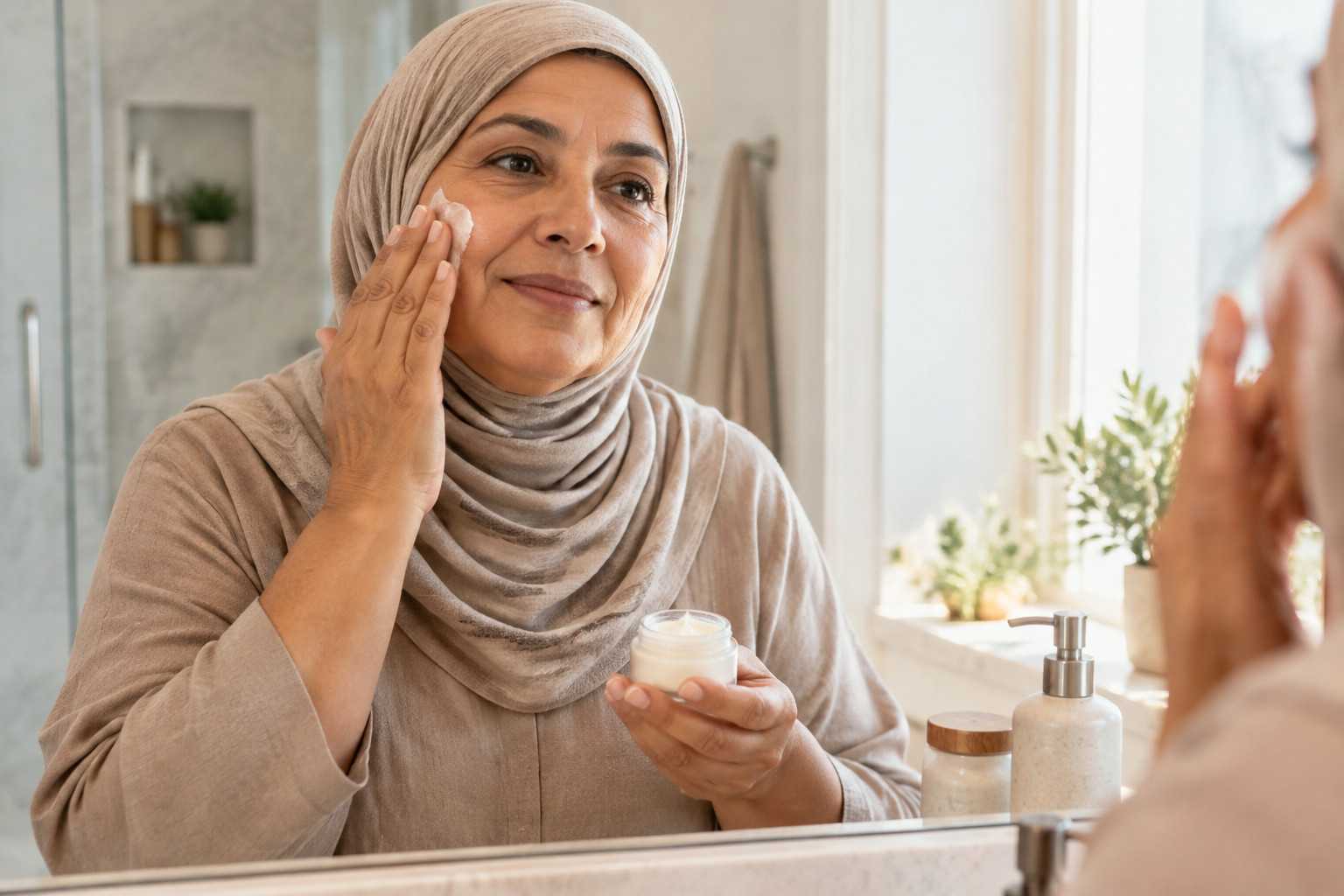 العناية بالبشرة في سن اليأس: خمس خطوات لحمايتها