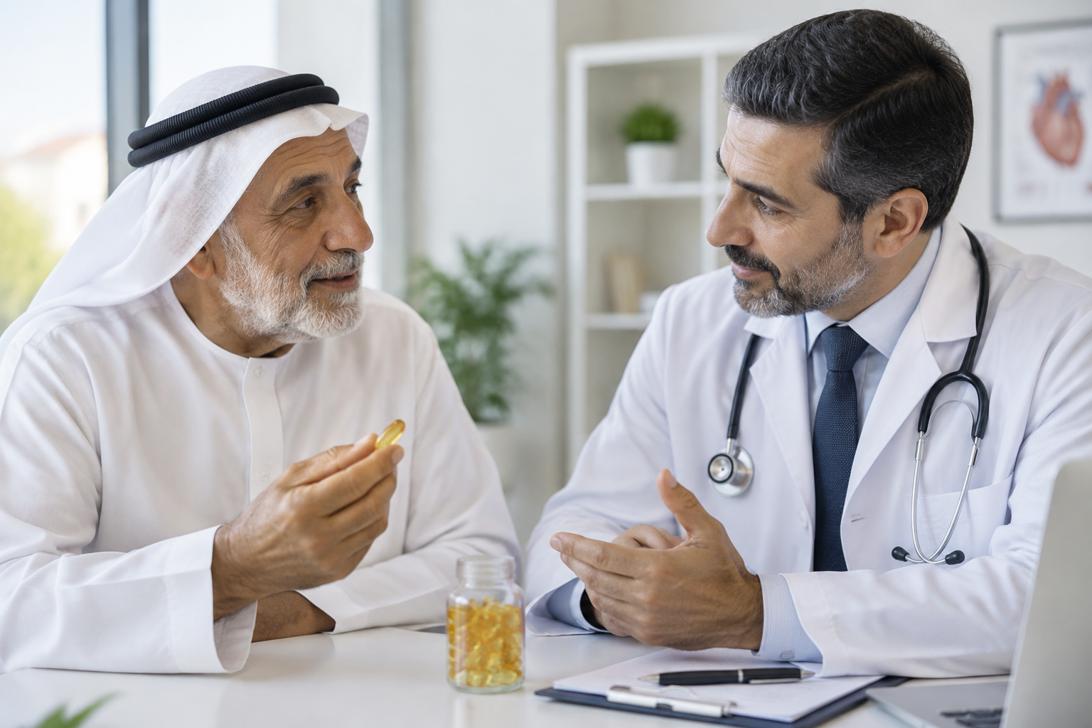 زيت السمك وفشل القلب: فائدة محتملة وحدود مهمة
