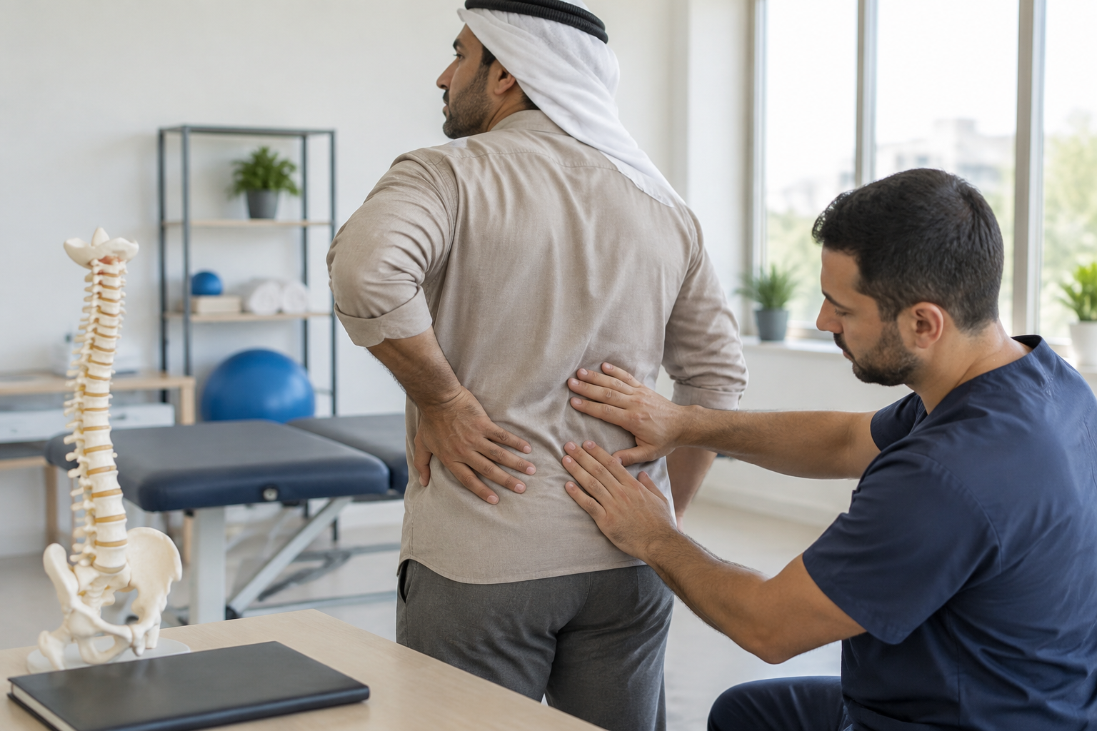 ألم المنطقة القطنية: أسبابه وعلاقته بخشونة الفقرات
