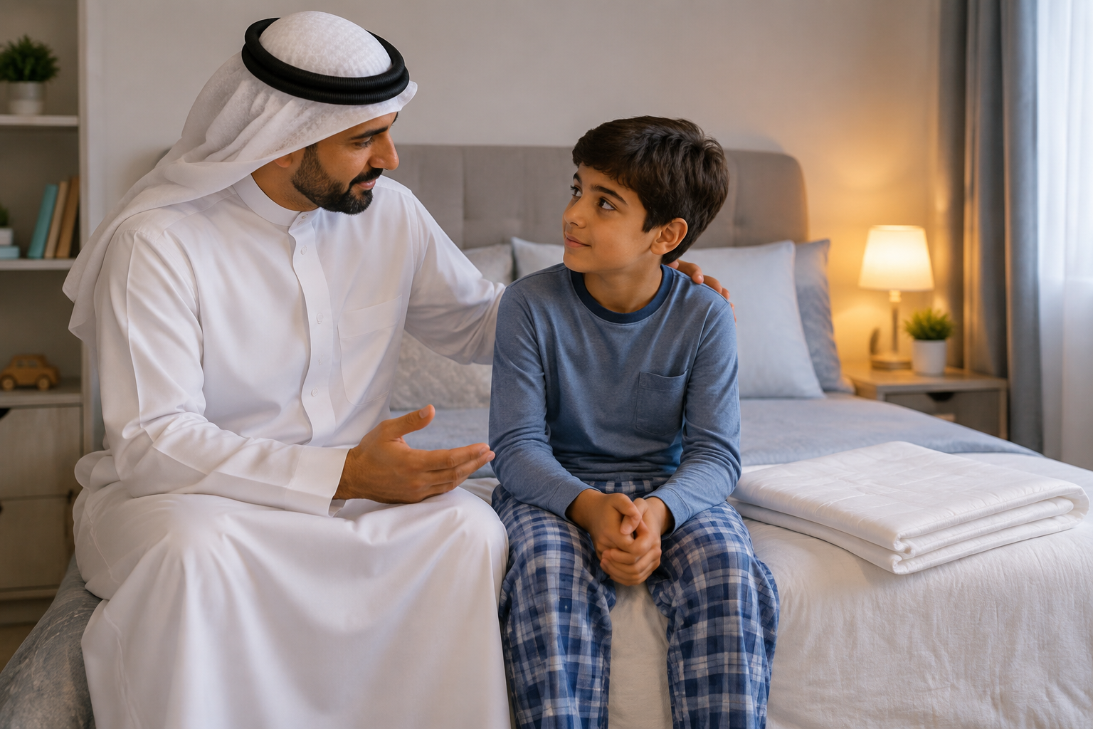 التبول الليلي عند الأطفال: الدعم لا العقاب هو بداية الحل