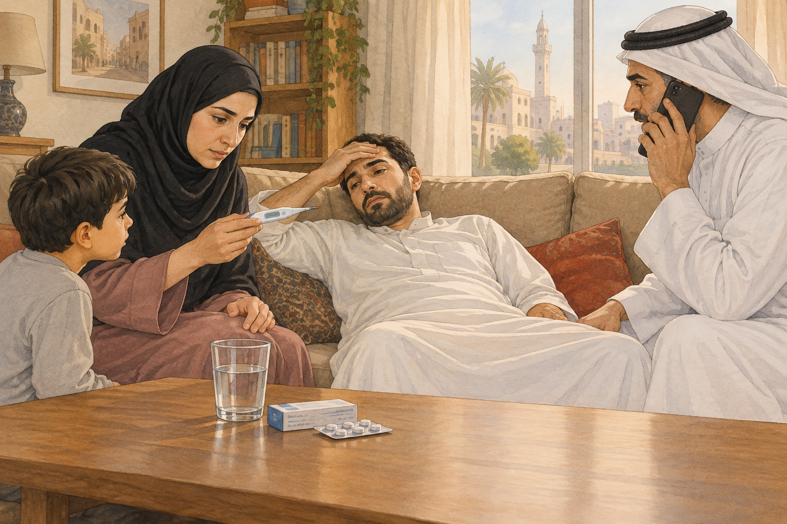 حمى فوق 40 درجة: ماذا تفعل ومتى تذهب للطوارئ؟