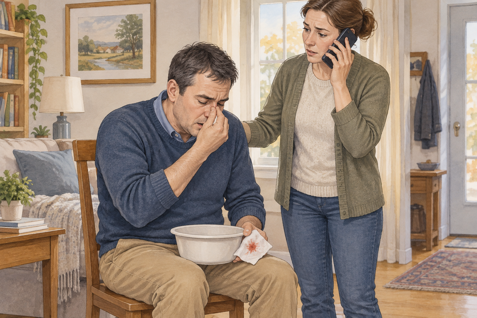 نزيف الأنف أكثر من 20 دقيقة: متى تذهب للطوارئ؟