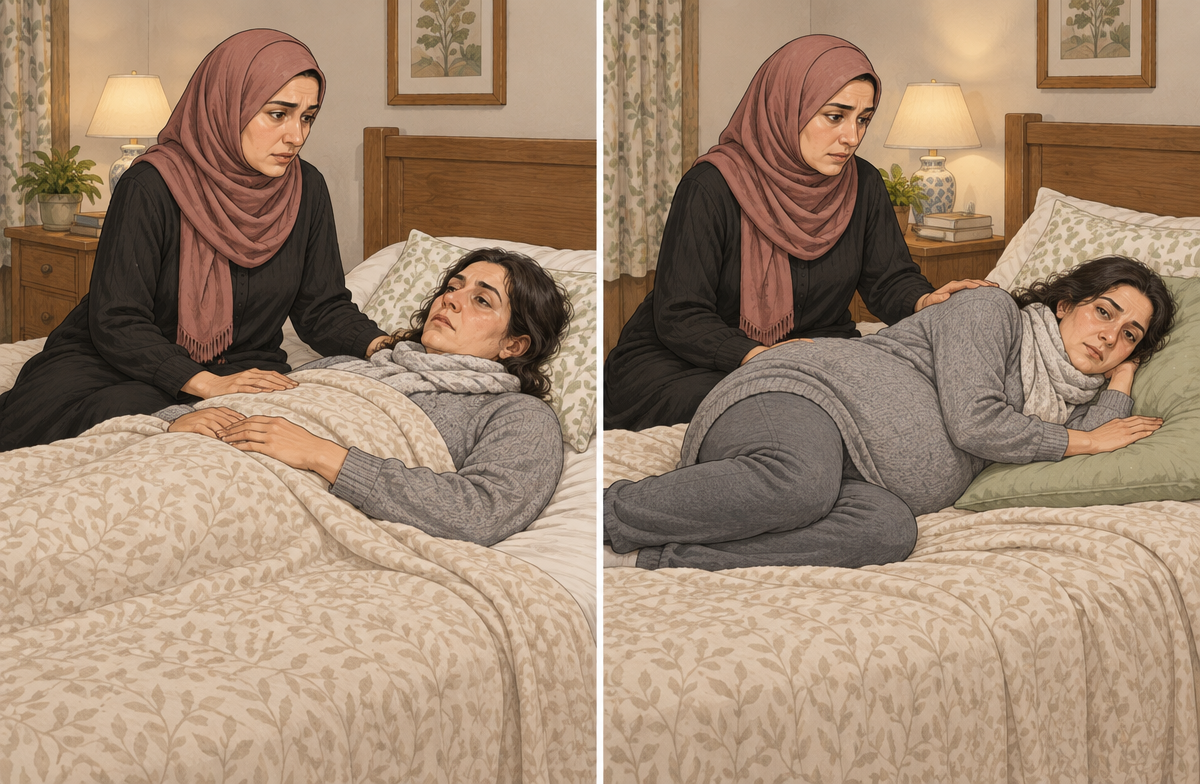رسم تعليمي: استلقي وقللي الحركة