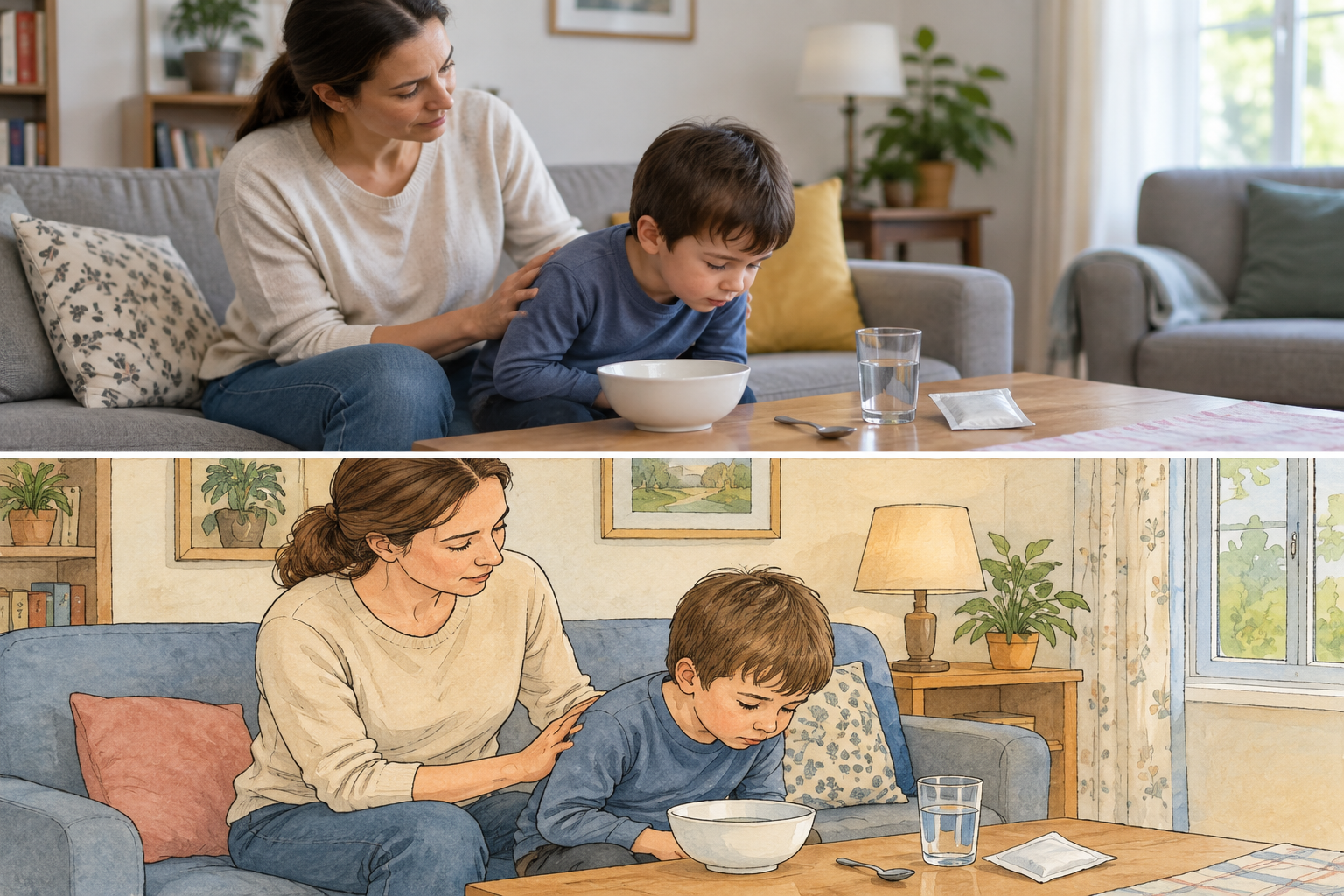 قيء وغثيان الأطفال: متى تقلق؟