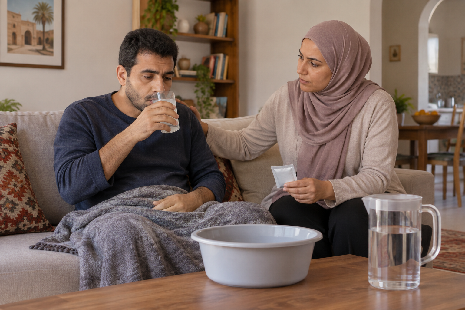 التهاب المعدة والأمعاءوكيفية اسعافها اوليا