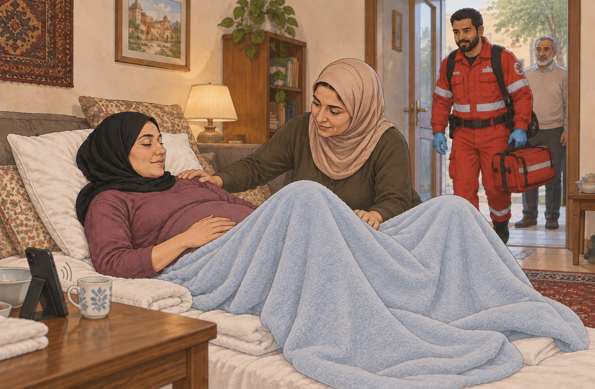 رسم تعليمي: جهز مكانا دافئا ووضعية مريحة