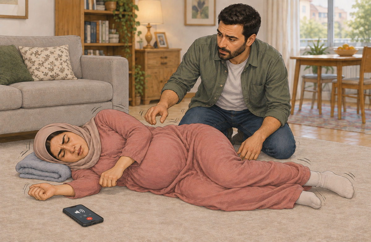 رسم تعليمي: احميها من الإصابة أثناء التشنج