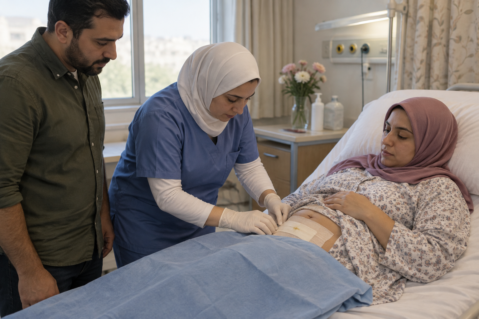 جرح القيصرية يسيل منه صديد: متى تحتاجين إلى الطوارئ؟