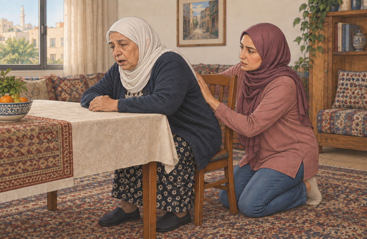 رسم تعليمي: ساعده على اتخاذ وضع مريح للتنفس