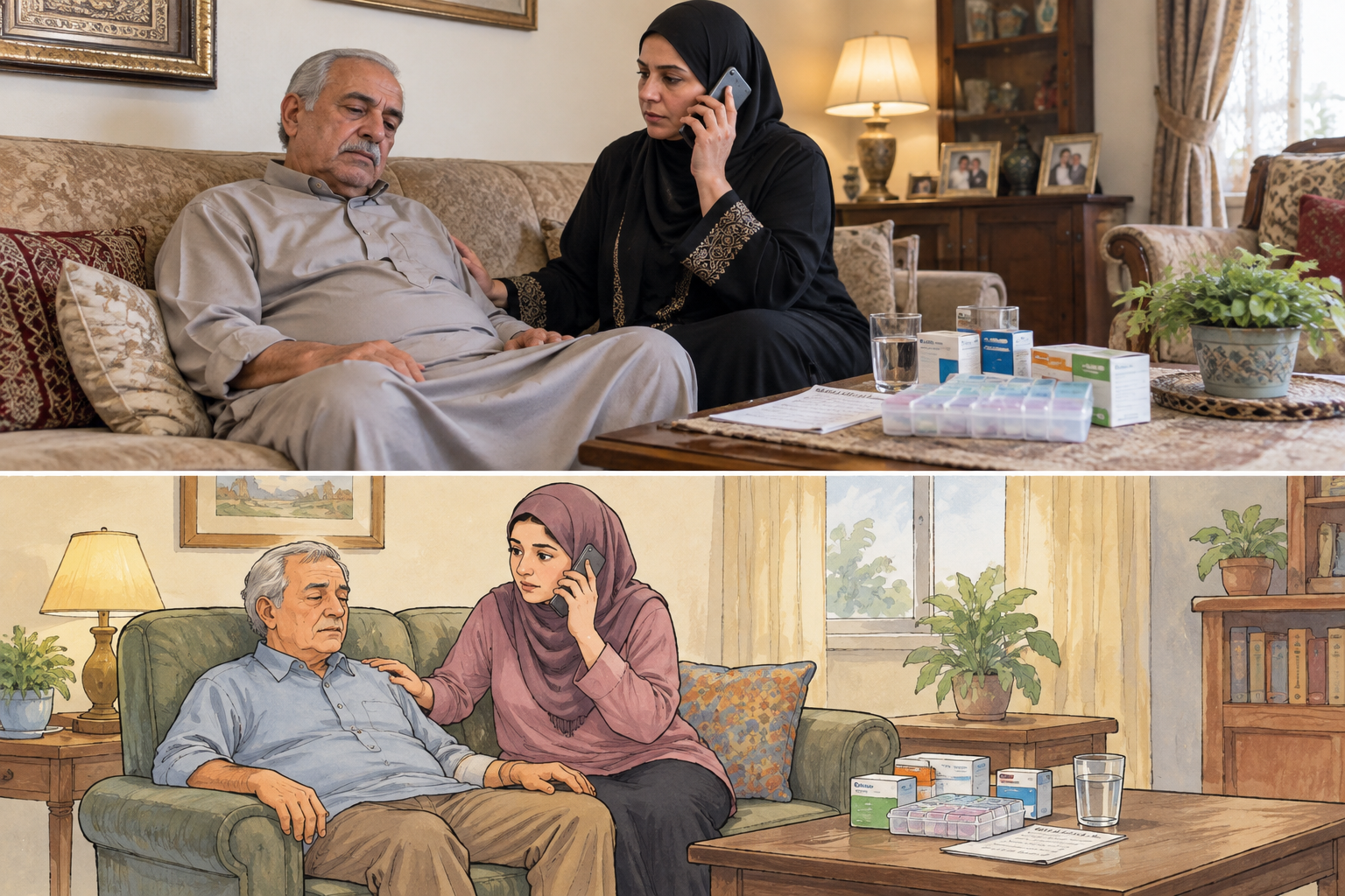 سوء استخدام الأدوية المتعددة: علامات الخطر لدى كبار السن