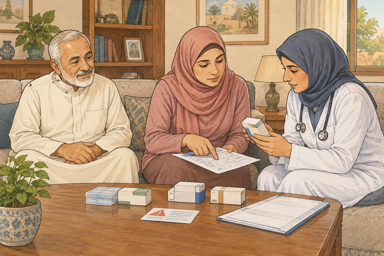 قائمة أدوية المسن وحساسياته: معلومات قد تنقذ حياته