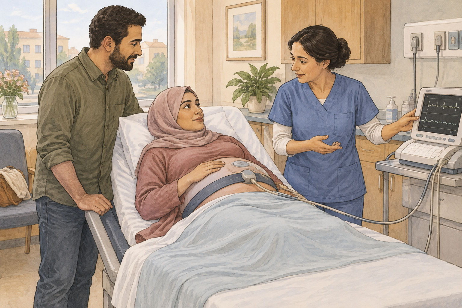 الحبل السري الملتف حول الرقبة: متى يصبح طارئا؟