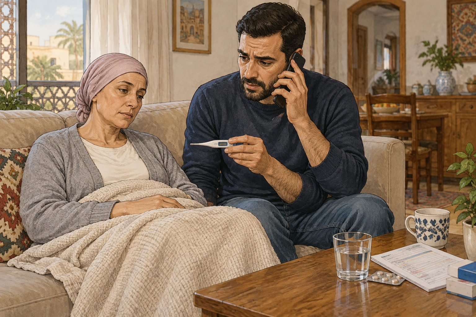 الحمى مع نقص المناعة: متى تكون طارئا لا يحتمل الانتظار؟