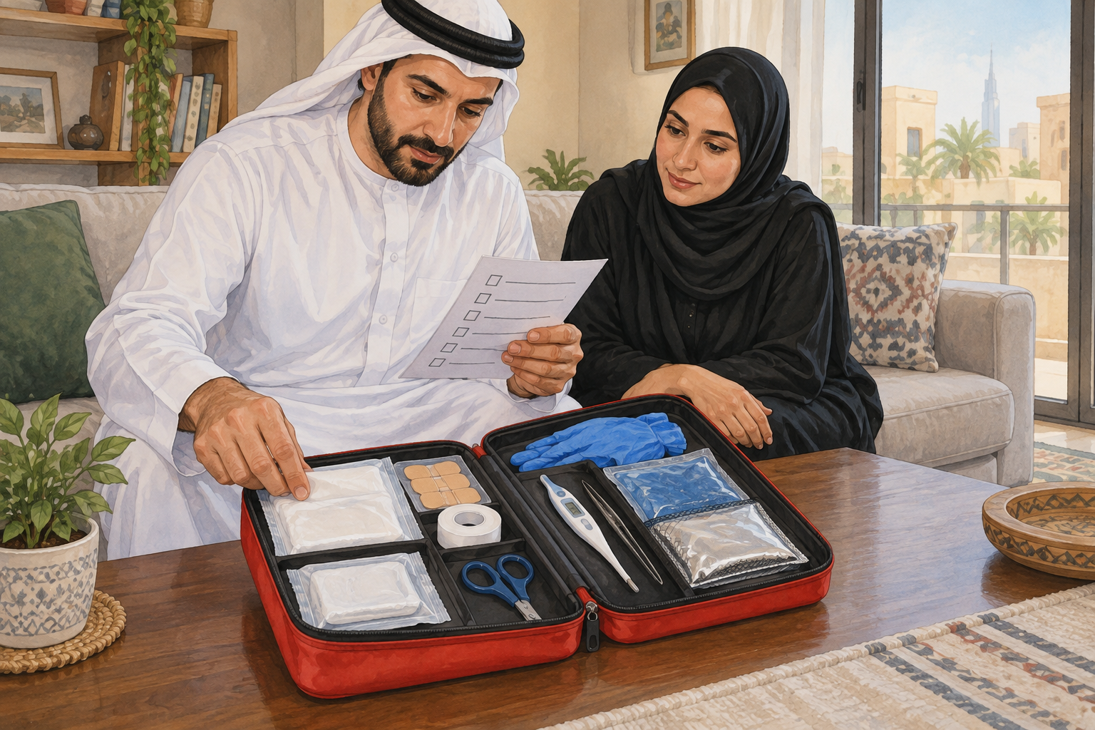 حقيبة الإسعاف المنزلية: ماذا تضع فيها وكيف تجهزها؟