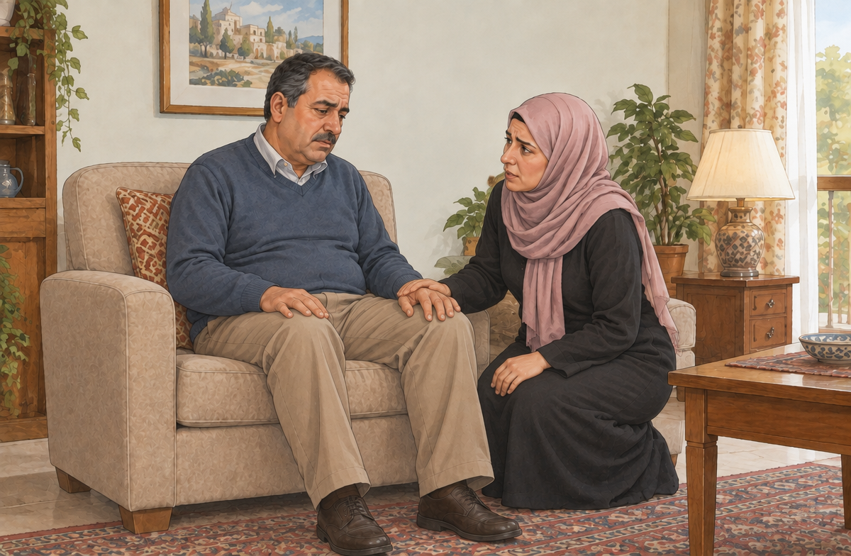 رسم تعليمي: ساعد المصاب على اتخاذ وضعية مريحة
