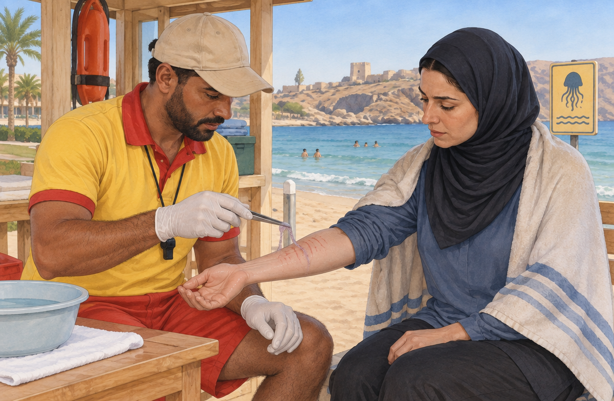 رسم تعليمي: تعامل مع اللوامس بحذر