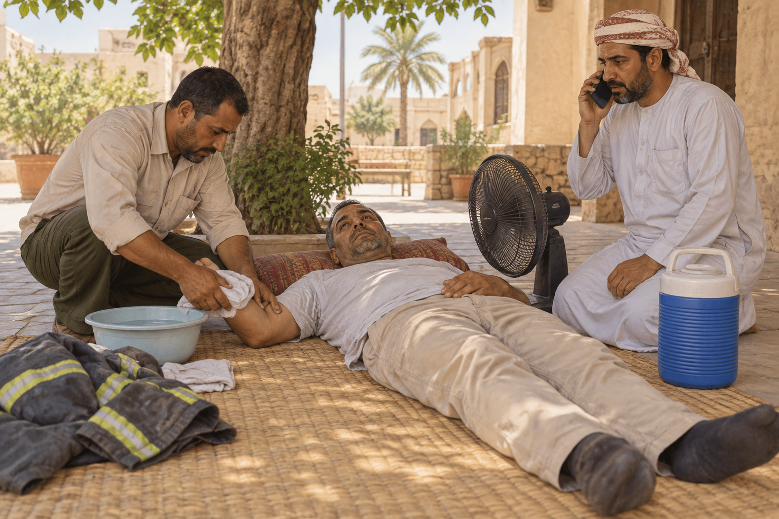 ارتفاع حرارة الجسم بشكل مفاجئ والإسعافات الأولية له