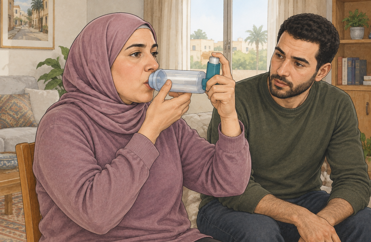 رسم تعليمي: أعط كل بخة عبر الحجرة بطريقة صحيحة