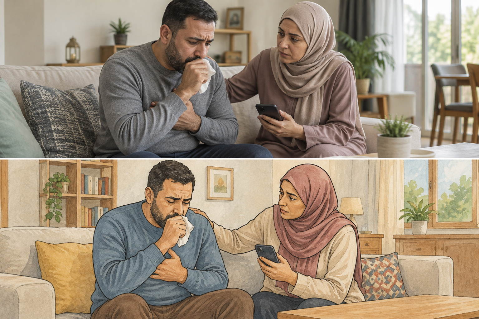 السعال عند البالغين: الأسباب والعلاج