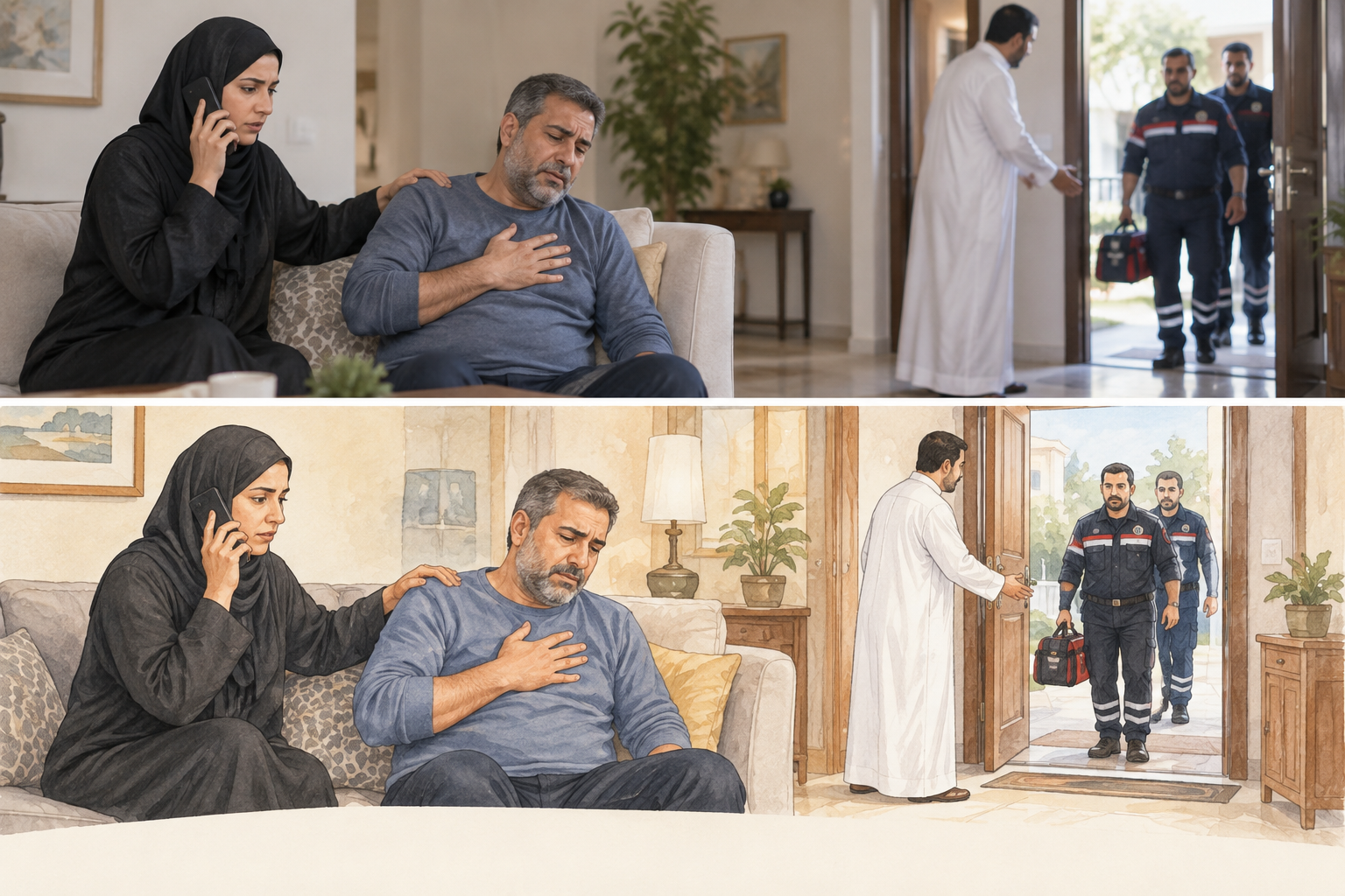 متى تتصل بالإسعاف؟ علامات الخطر وأرقام الطوارئ