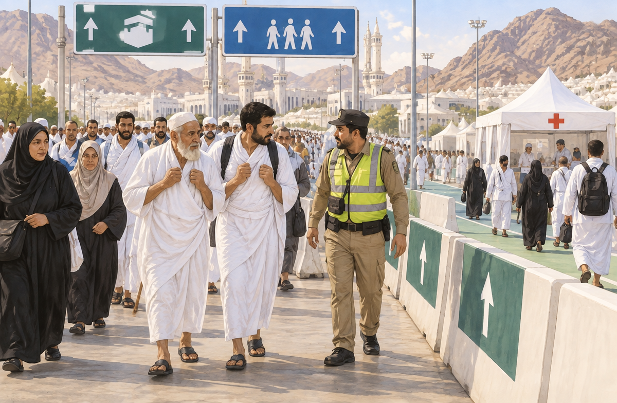 رسم تعليمي: حافظ على توازنك ومساحة أمام صدرك