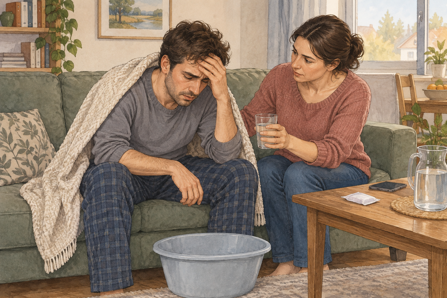 قيء مستمر أكثر من 24 ساعة: متى تذهب إلى الطوارئ؟