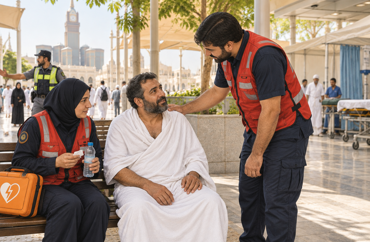 الطوارئ في الحج والعمرة: تجهيز آمن وتصرف سريع عند الخطر