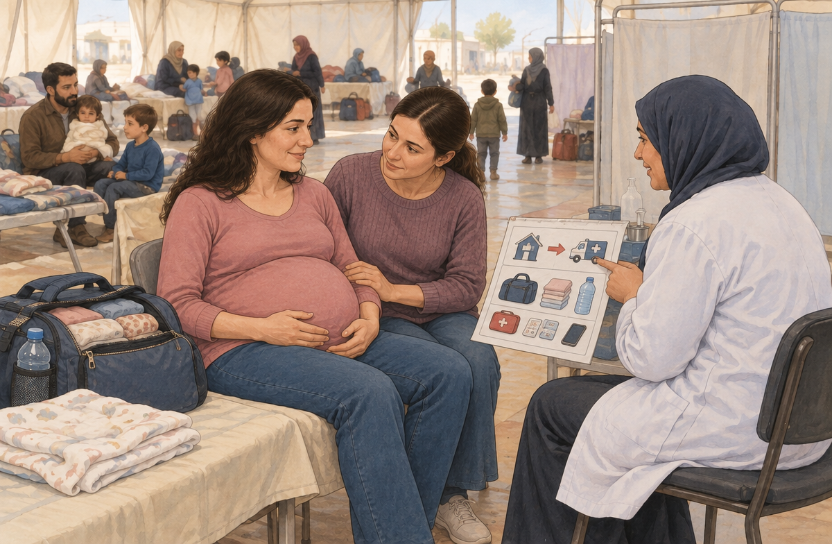 إسعاف الحوامل في الأزمات: خطة أمان وتجهيز للطوارئ