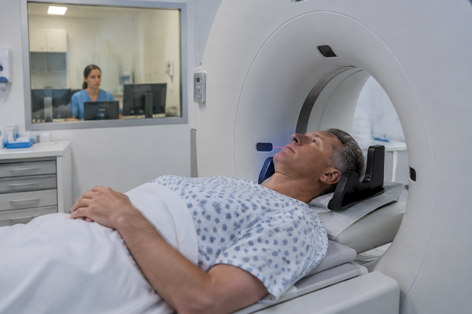 الأشعة المقطعية لتصلب الأذن — Computed tomography for otosclerosis (CT) — صورة توضيحية للفحص