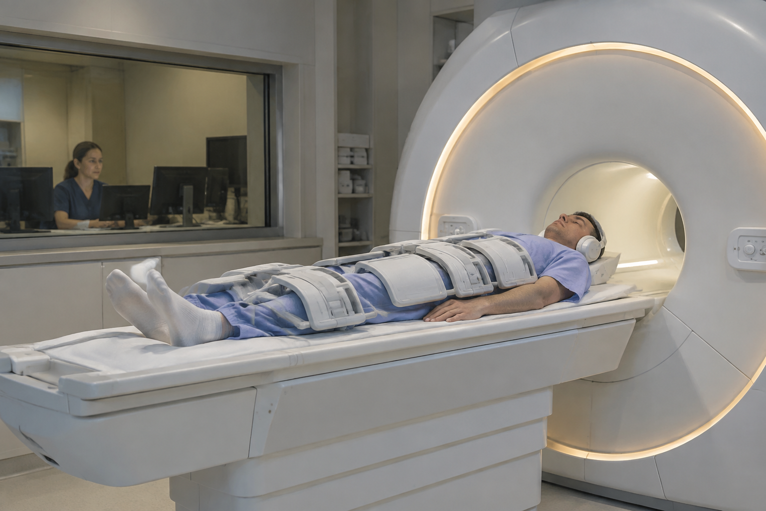 الرنين المغناطيسي لكامل الجسم لمتابعة متلازمة لي فروميني — Whole-body magnetic resonance imaging for Li-Fraumeni syndrome surveillance (WB-MRI) — صورة توضيحية للفحص