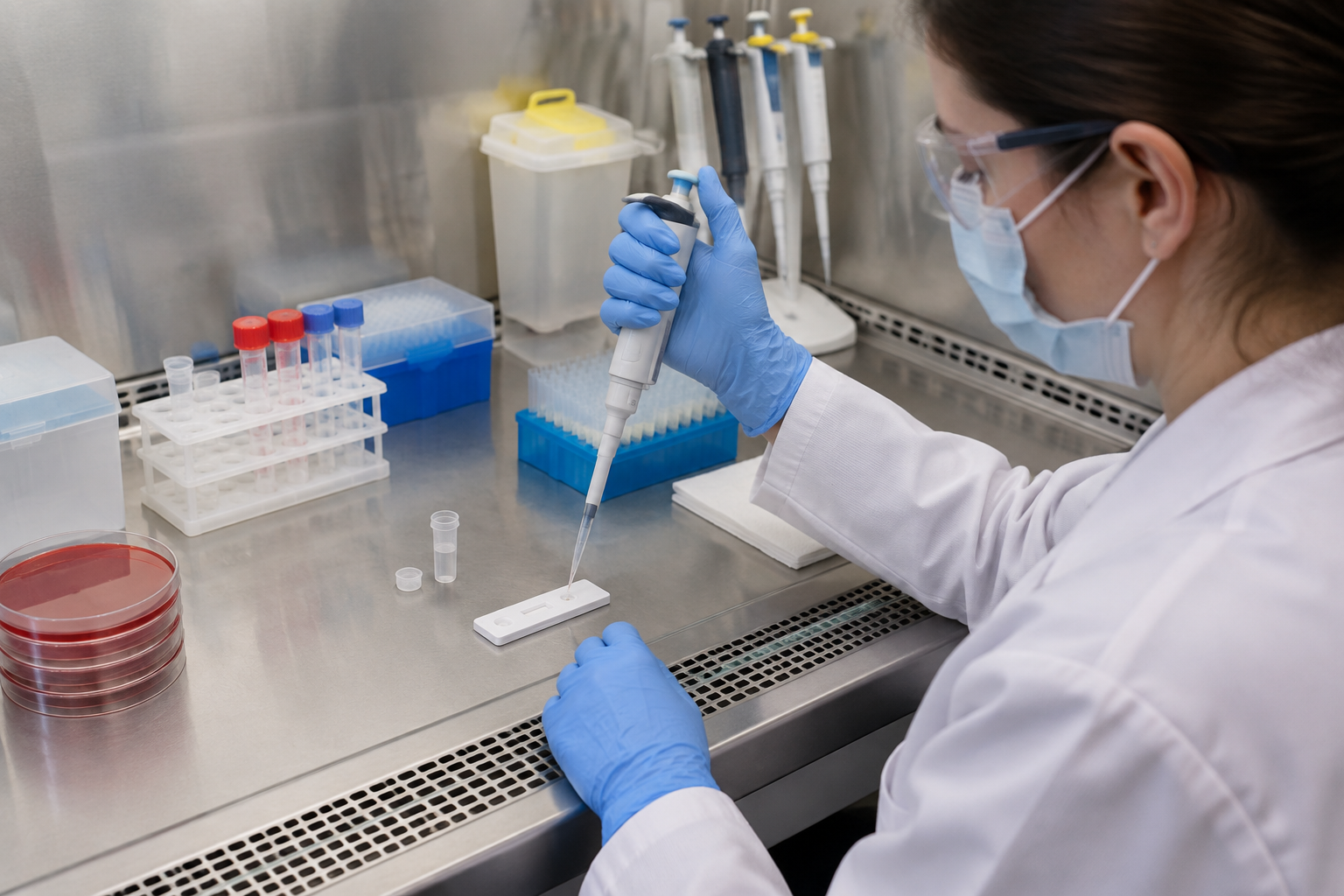 اختبار إنزيم مقاومة الكاربابينيم OXA-48 — Oxacillinase-48 carbapenemase test (OXA-48) — صورة توضيحية للفحص