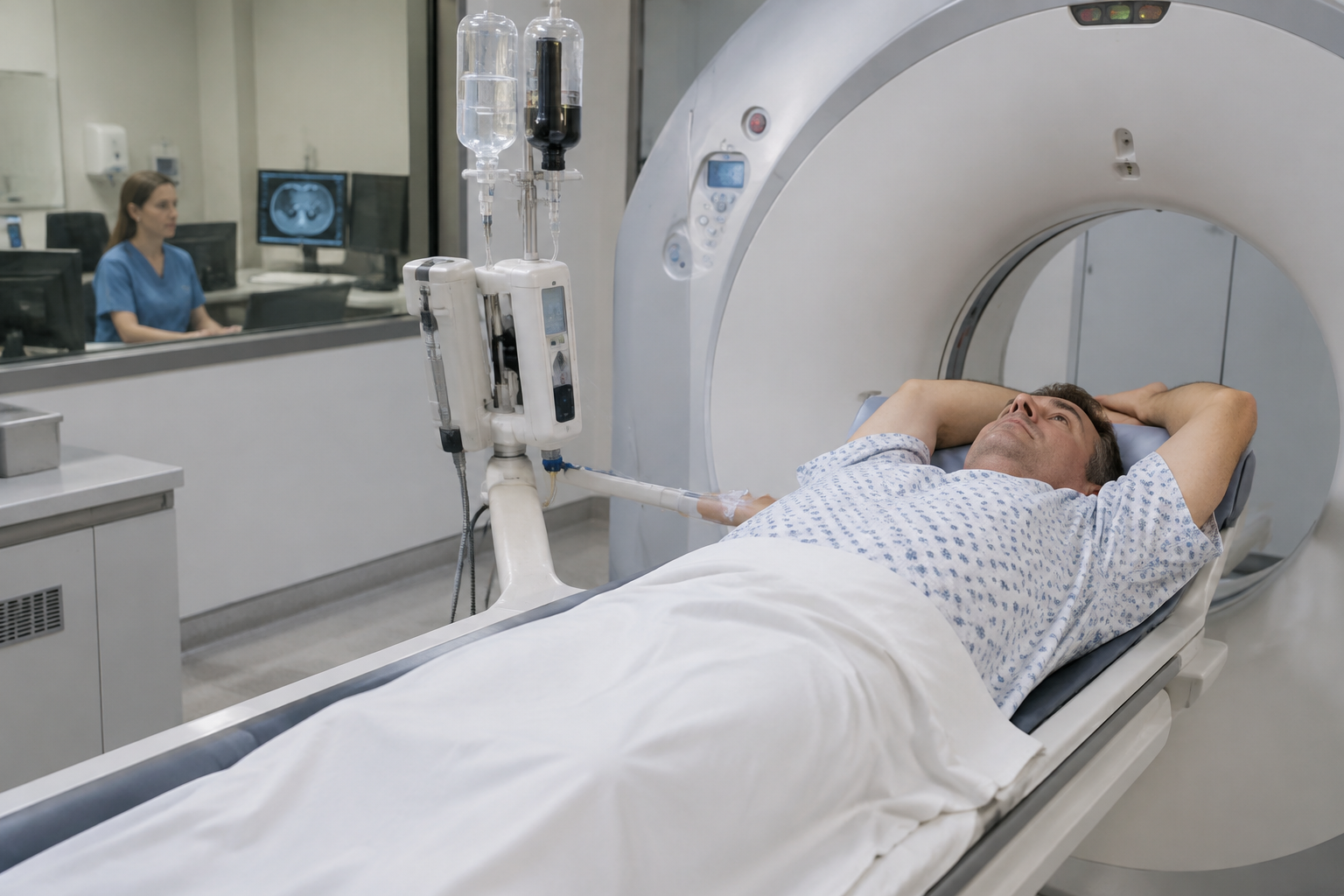 التصوير المقطعي للبنكرياس ببروتوكول الأورام — Pancreatic computed tomography with tumor protocol (CT) — صورة توضيحية للفحص