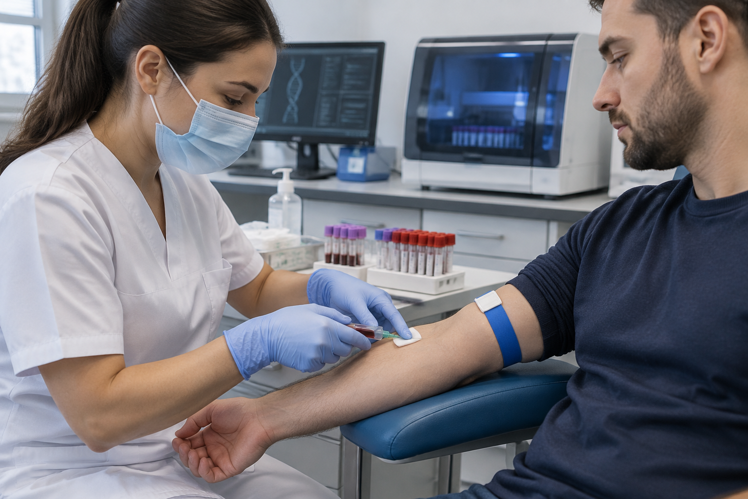 فحص جين APOB لفرط كوليسترول الدم العائلي — Apolipoprotein B gene testing for familial hypercholesterolemia (APOB) — صورة توضيحية للفحص