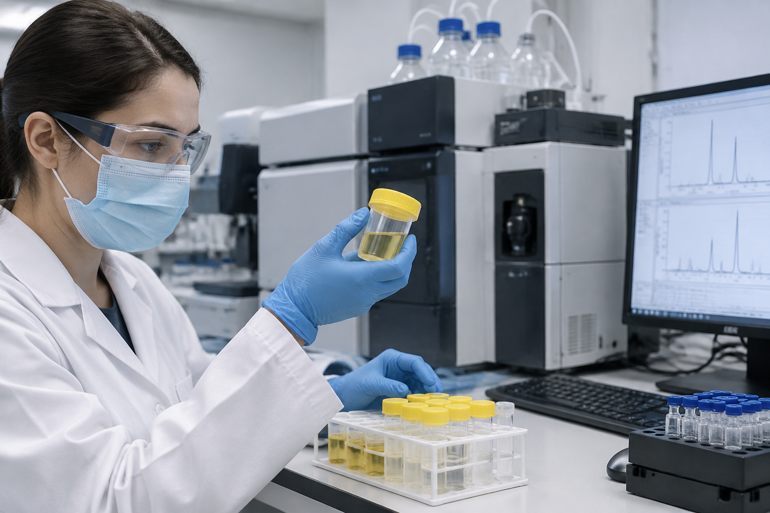 تحليل ترامادول ومستقلبه — Tramadol and metabolite testing — صورة توضيحية للفحص