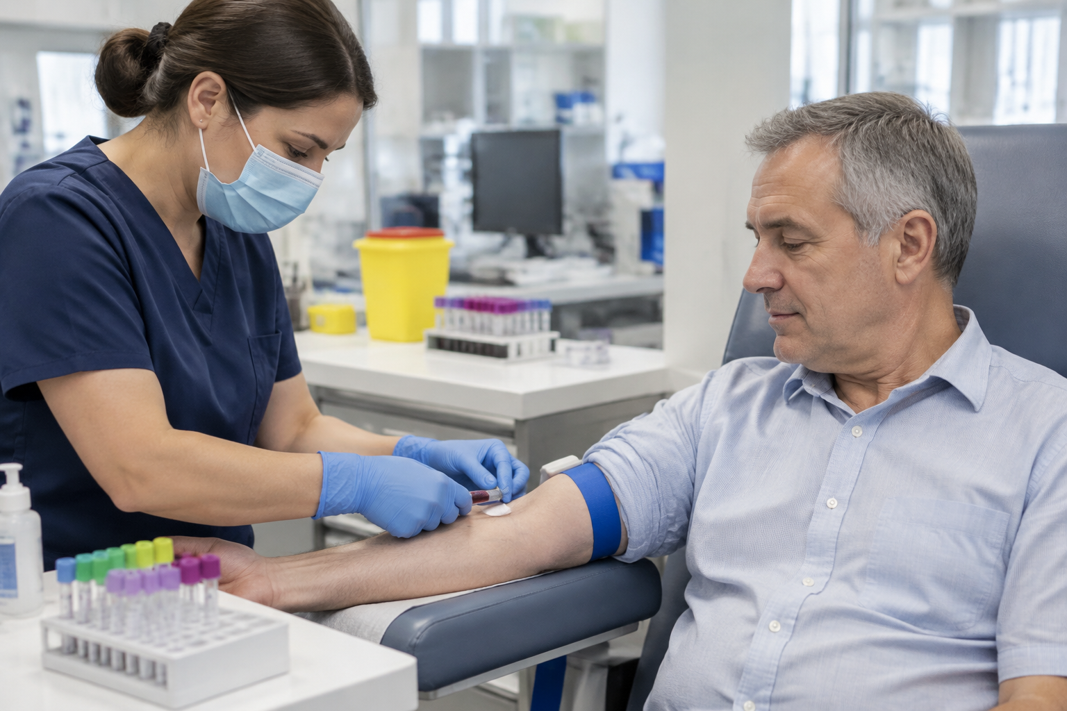 اختبار وظيفة الخلايا التائية تجاه الفيروس المضخم للخلايا — Cytomegalovirus-specific T-cell function test — صورة توضيحية للفحص