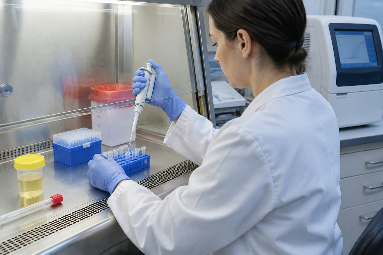 اختبار مقاومة الماكروليدات في الميكوبلازما جينيتاليوم — Mycoplasma genitalium macrolide resistance testing — صورة توضيحية للفحص