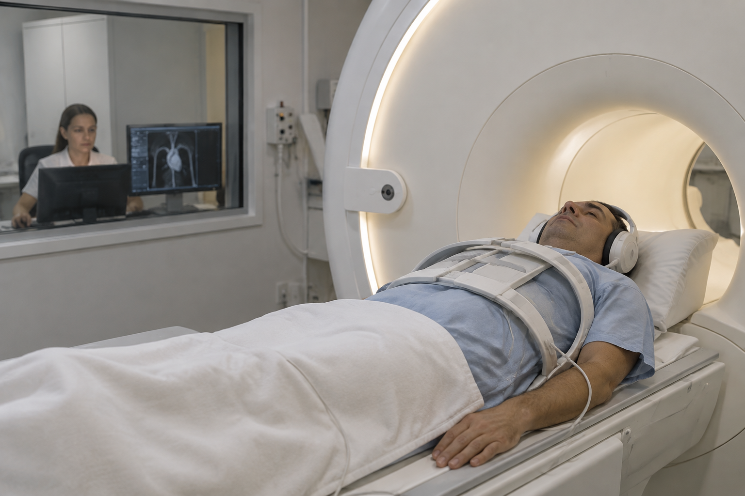 تصوير الشريان الأورطي بالرنين — Magnetic resonance imaging of the aorta (MRI) — صورة توضيحية للفحص