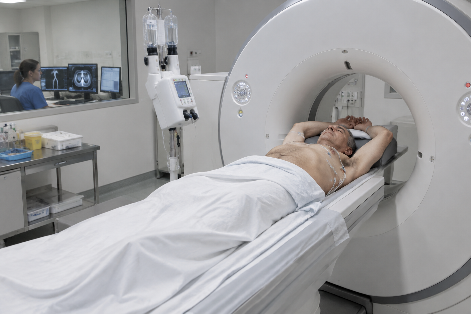 تصوير الأورطي ببروتوكول متلازمة الأورطي الحادة — Aortic computed tomography with acute aortic syndrome protocol (CT) — صورة توضيحية للفحص